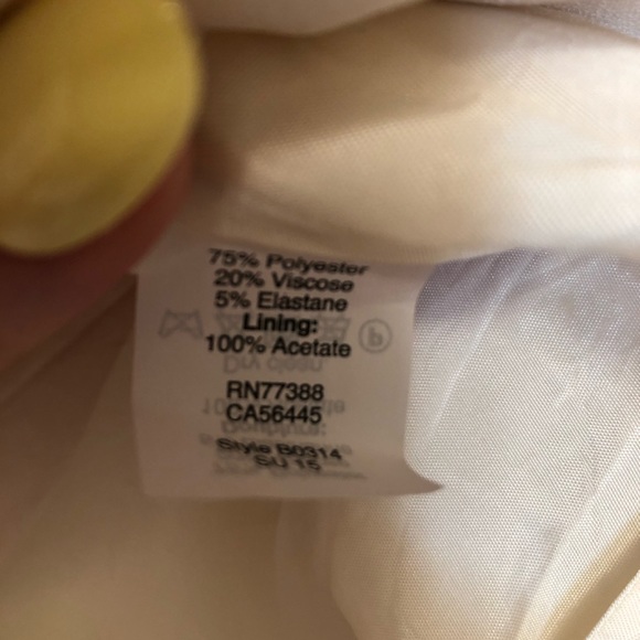 J. Crew Cream A-Line Skirt - Picture 5 of 6